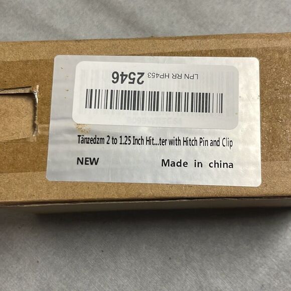 Tanzedzm 2 to 1.25 Inch Hitch Adapter with Hitch Pin and Clip New in Box - Picture 8 of 8